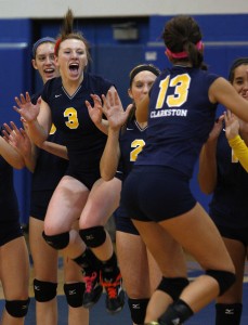   Clarkston wins first regional volleyball title since 1976   