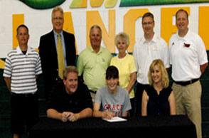 AOTW: Oakland Christian’s Johnston signs with Grace College