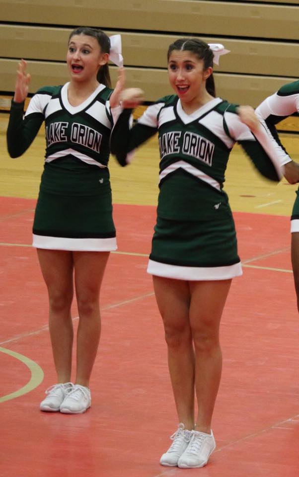 Lake Orion's competitive cheer team has high expectations once again in 2017. Courtesy Photo | Lake Orion Athletics